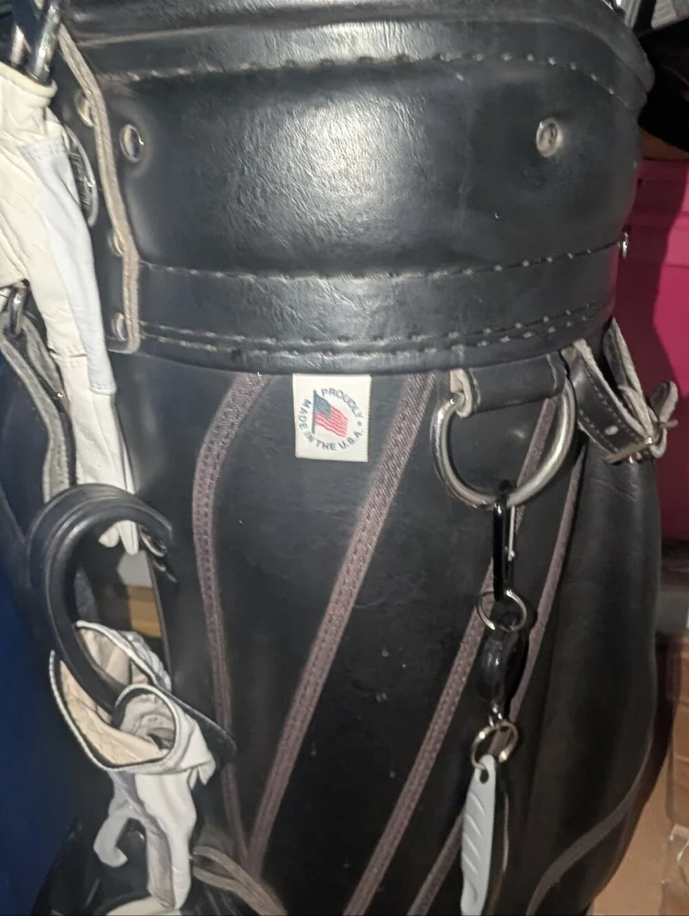 **RARE** VINTAGE PRO MODEL SALESMAN RON MILLER STAFF BAG  IMMACULATE!!